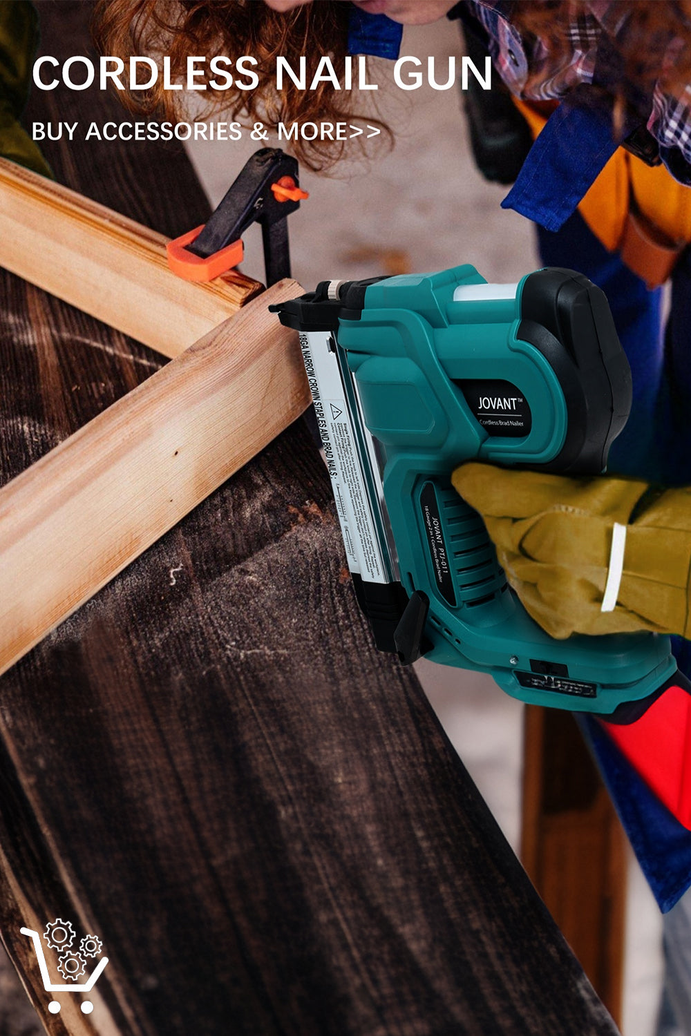 18-Gauge Cordless Nailer Demonstration