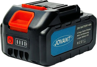 20V 4.0Ah Lithium Ion Battery, Replacement Battery with Cell Balancing Function Compatible Chainsaws, Drills, Nail Guns and Pruning Shears
