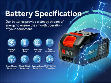 With a real capacity of 4000mAh, it can be used as a spare battery to increase working time. Our battery has stronger power and longer running time. It does not need to be recharged frequently, thus improving your work efficiency.