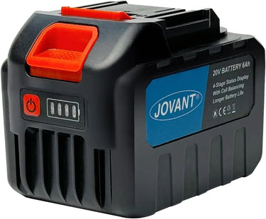 JOVANT 20V 6.0Ah Lithium-Ion Battery,Backup Battery with Cell Balancing,20V Cordless Tool Series,High Capacity Battery.
