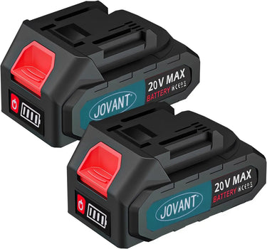 JOVANT - 4.0A Lithium Battery 2pcs (Compatible with JOVANT Cordless Tools)
