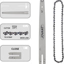 This chain is commonly used on a variety of power and battery pole saws with 12-inch blades for logging,tree trimming and more.