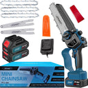 Cordless Chainsaw, Electric Chain Saw with 2 Pack 4000mAh Batteries
