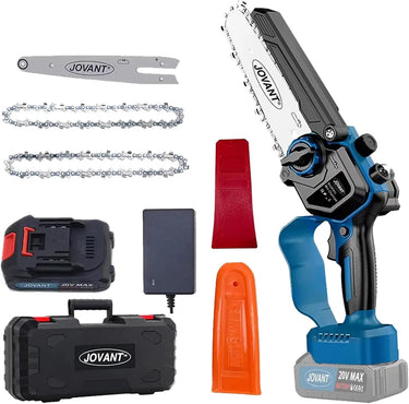 Cordless Chainsaw, Electric Chain Saw with 1 Pack 2000mAh Battery