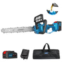 20V MAX Chainsaw w/1*Max20V-4Ah Battery & Charger, Cordless Chainsaw Cordless w/ 12inch Bar, Battery chainsaw For Garden, Home and Tree Felling Tree