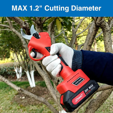 Electric pruning shears use upgraded SK5 high-carbon steel blade