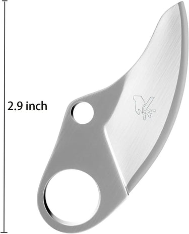 The blade adopt advanced SK5 high carbon steel, durable, super sharp and rust-proof for smoothly cut without damage. It also can be sharpened or replaced.