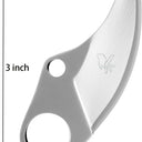 Electric Pruning Shears Replacement Blade with all the tools needed for replacement.The blade adopt advanced SK5 high carbon steel, durable, super sharp and rust-proof for smoothly cut without damage. It also can be sharpened or replaced.Comes with wrench for blade replacement,