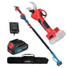 2-in-1 Electric Pruning Shears Cordless with Pole