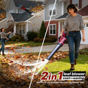 2 in 1 Pole Leaf Blower&Leaf Blower, meets diverse usage requirements across various scenarios and heights.