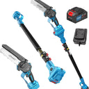 Pole Saw for Tree Trimming,15-Foot Reach Pole Tree Trimmer