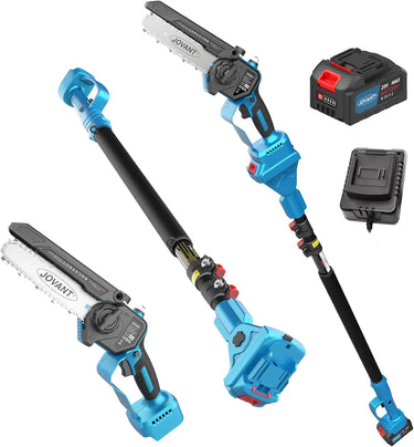 Pole Saw for Tree Trimming,15-Foot Reach Pole Tree Trimmer