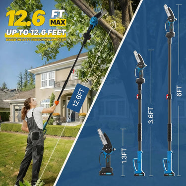 6inch Mini chainsaw is effortless to maneuver, making it easy to operate for users of all strength levels