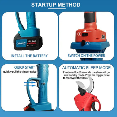 Cordless pruner use upgraded SK5 high-carbon steel blade