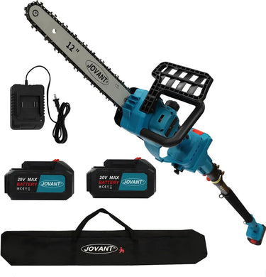 12 inch Cordless Pole Saw with 2 Max 20V*4Ah Batteries
