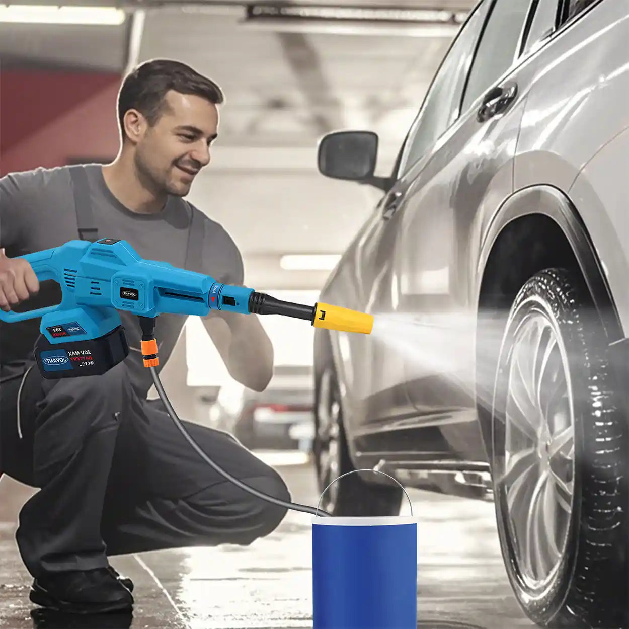 This car water gun is very suitable for various cleaning tasks in cars, homes, and gardens.