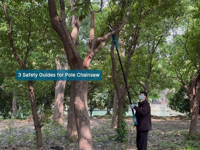 6 Inch Cordless Electric Pole Chainsaw: 3 Practical Safety Tutorials