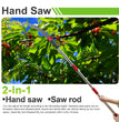 JOVANT 10FT  Extendable Pole Saw & Fruit Picker 2-in-1 Kit