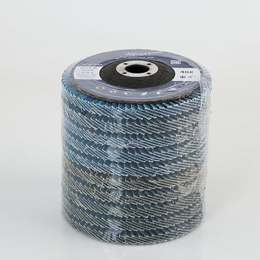 Angle Grinder Flap Disc Set, 5/8 Inch Arbor, 4 1/2 Inch High Density Abrasives, Type 29 Flap Discs for Sanding/Finishing/Grinding, 40 Grit, 10pcs