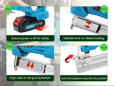 JOVANT Cordless 5/8 shaft hole Angle Grinder and 32MM Nail Gun