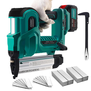 JOVANT - 20V 50MM Cordless Brad Nail Gun with 1pcs Battery & 2240pcs Nails