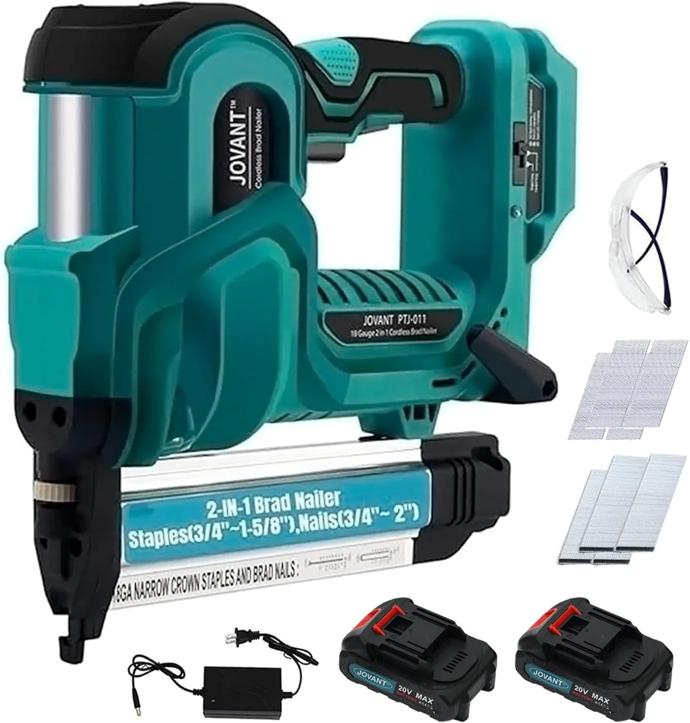 JOVANT 18ga Cordless Nail Gun Product Details Display