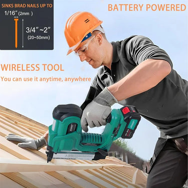 JOVANT 18ga Cordless Nail Gun Product Details Display