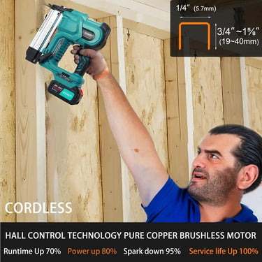 JOVANT 18ga Cordless Nail Gun Product Details Display