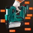 JOVANT 18ga Cordless Nail Gun Product Details Display