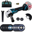 JOVANT Cordless Angle Grinder, 4", 8500RPM, Makita Compatible