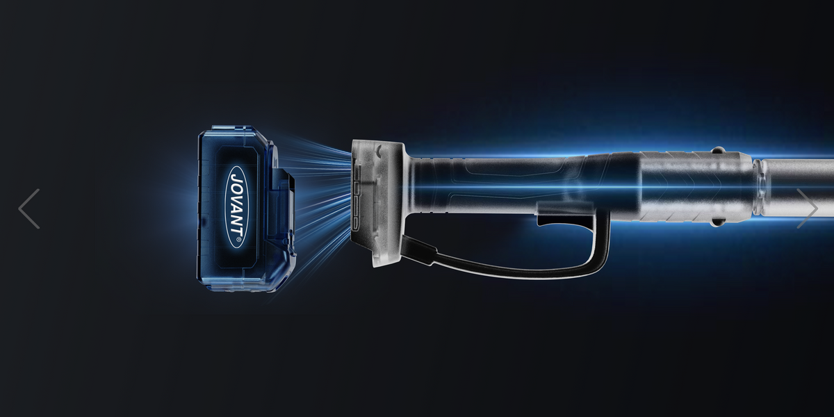 JOVANT® established its own brand and launched a series of 3-section 2.5-meter cordless pole saws and pole pruners. This allows home DIY enthusiasts to trim high branches without climbing or using a ladder, and take care of their own trees and gardens without the need for professionals.