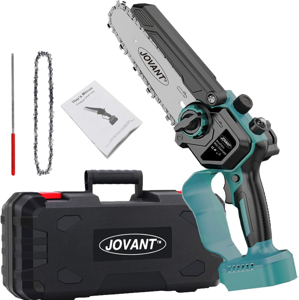 JOVANT Cordless Chainsaw Kit without Battery (Compatible with Makita 18V Battery)
