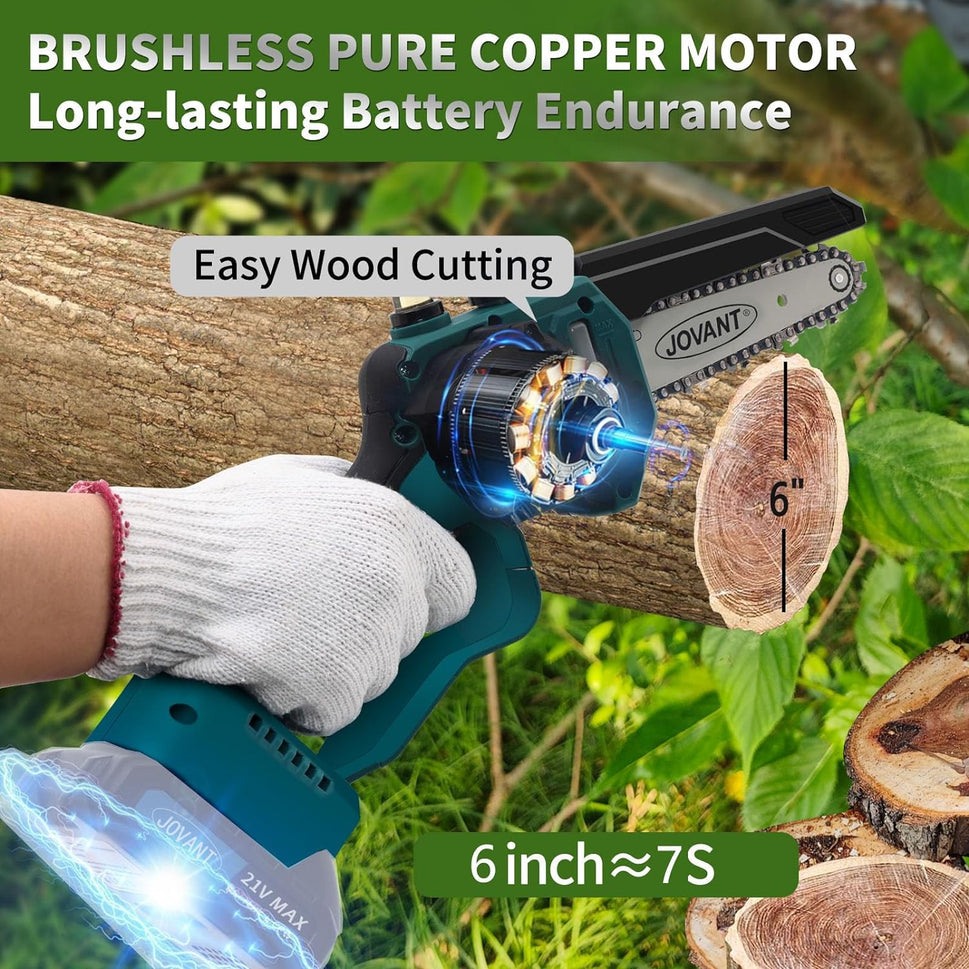 powerful brushless motor for a clean cut