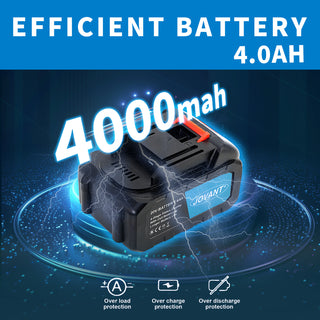 High-power cordless impact wrench for car tire removal, professional repair and DIY projects. Easily breaks loose stubborn and large fasteners.