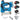 2 in 1 Nail Gun Battery Powered, 20V Cordless Nail Gun,4 * 80pcs Nails, 4 * 88pcs Staples, with Staple Puller, 2 * 2.0Ah Li-Ion Batteries and 2.4A Charger, Brad Nailer for Home Improvement & DIY