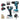 Cordless Drill and Impact Driver, Electric Drill and Impact Driver Combo Kit with 3/8-inch Electric Drill and 1/4-inch Impact Driver with 2 2A Batteries and 1 2.4A Charger