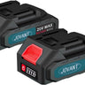 JOVANT - 2.0A Lithium Battery (2pcs) for Cordless Tools