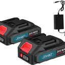 20V 2.0Ah Battery,2.0A Lithium Battery Cordless Tools Compatible Chainsaw,Rechargeable Li-ion Batteries for Electric Pruning Shears&Nail Gun with Charger