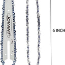 With pointed and wear-resistant gear teeth, cutting more efficient and faster, with high hardness, the carving chains are not easy to break, durable and practical, can bring you much convenience and saving time.