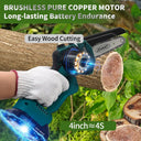 Remove the original chain, replace the original chain with one of JOVANT chainsaw chains,