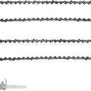 12 Inch Replacement Chainsaw Chain,62 Drive Links,Universal for JOVANT 12 Inch Chainsaw Tool,2 Piece Chain for Cordless Chainsaw,12 inch Chainsaw Chain