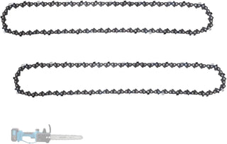 12 Inch Replacement Chainsaw Chain,62 Drive Links,Universal for JOVANT 12 Inch Chainsaw Tool,2 Piece Chain for Cordless Chainsaw,12 inch Chainsaw Chain