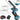 2-in-1 Chainsaw,Cordless Electric Chain Saw,8 Inch&6 Inch Chain Saw with 4A Rechargeable Battery,Battery Powered Handheld Chainsaw for Tree Trimming and Wood Cutting