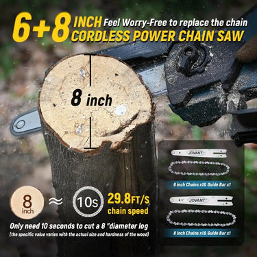 Electric Chainsaw makes the wood cutting easy and quickly.Making your work more continuous and smooth.