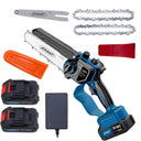 6inch Mini Cordless Chainsaw Handheld Electric saw for Tree Trimming/Branches Gardening tools,29.8 ft/s with Brushless Motor, Best Gifts for Dad, Husband