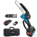 6inch Mini cordless chainsaw is lightweight and ergonomically designed for single-handed operation without fatigue