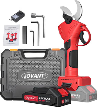 JOVANT 30mm Cordless Pruning Shear Kit with 2A Battery