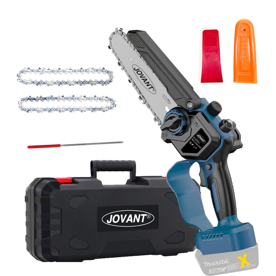 JOVANT - Cordless Chainsaw Kit without Battery (Compatible with Makita 18V Battery)