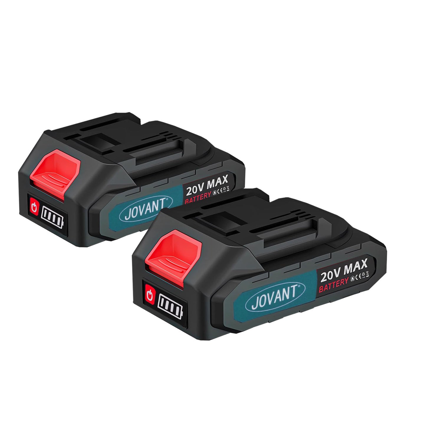 JOVANT - 2.0A Lithium Battery 2pcs