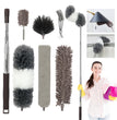 JOVANT 8FT Telescopic Duster Kit with 6 Washable Brush Heads